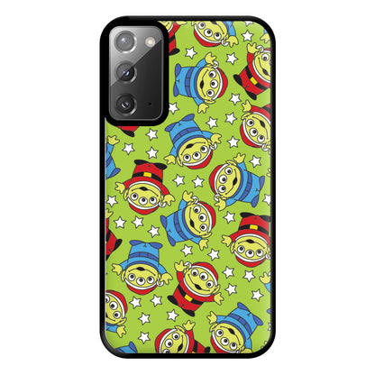 Alien Patterns Phone Case for Galaxy Note 20 Ultra