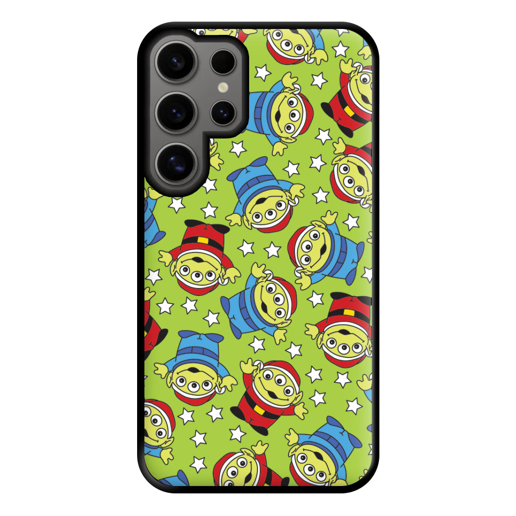 Alien Patterns Phone Case for Galaxy S24 Ultra