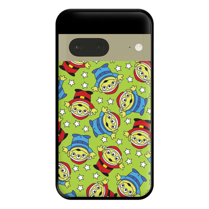 Alien Patterns Phone Case for Google Pixel 7a