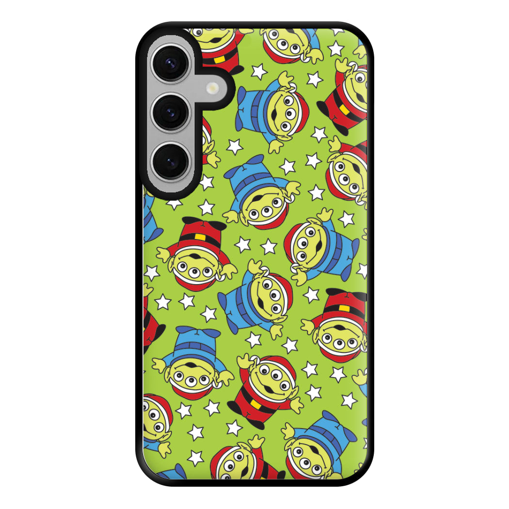 Alien Patterns Phone Case for Galaxy S24FE