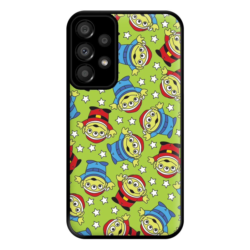 Alien Patterns Phone Case for Galaxy A33