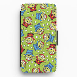 Alien Patterns Flip / Wallet Phone Case