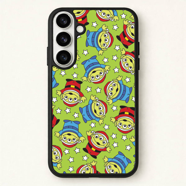 Alien Patterns Phone Case for Galaxy S26 Plus