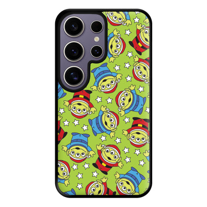 Alien Patterns Phone Case for Galaxy S25 Ultra