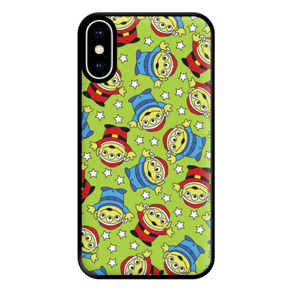 Alien Patterns Phone Case for iPhone XS Max