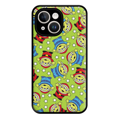 Alien Patterns Phone Case for iPhone 14 Plus