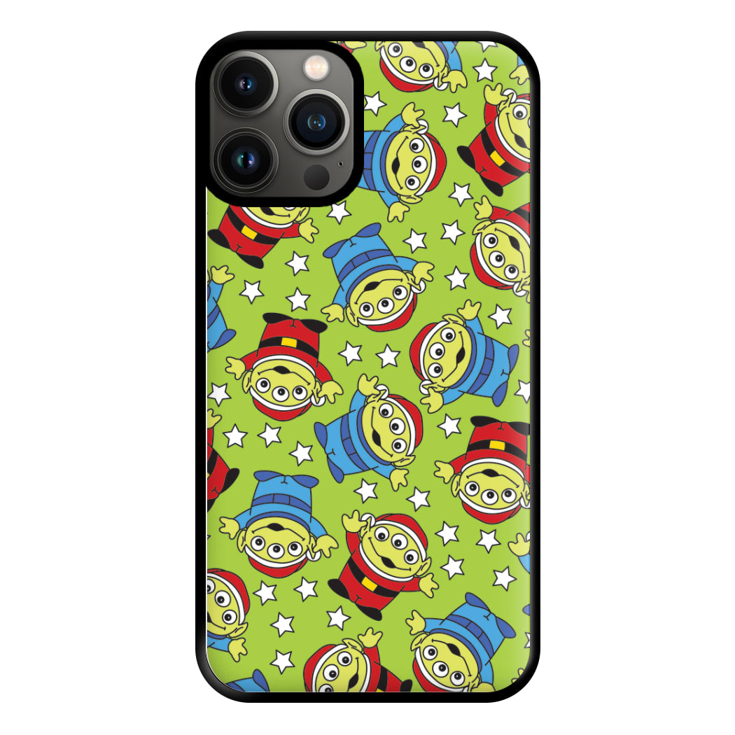 Alien Patterns Phone Case for iPhone 13 Pro Max