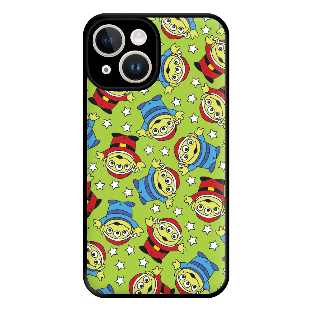 Alien Patterns Phone Case for iPhone 14