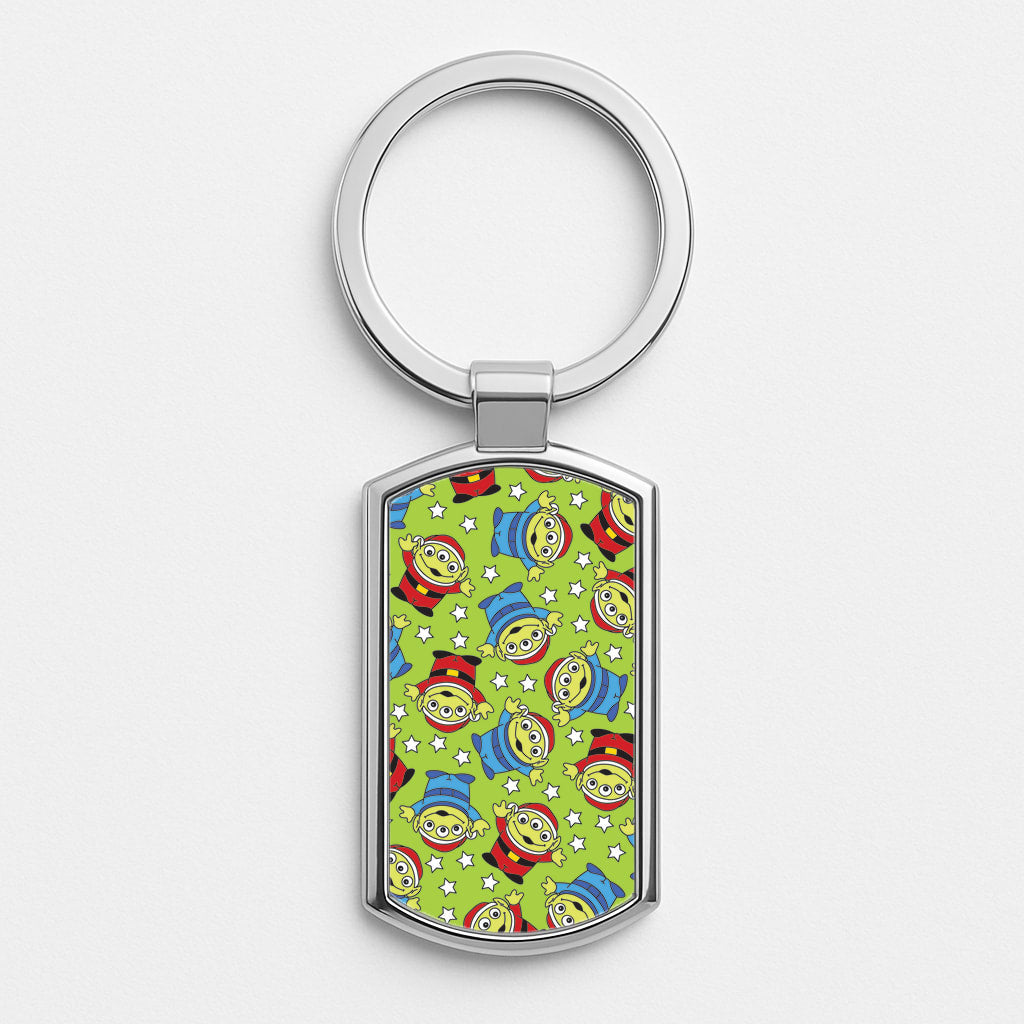 Alien Patterns Luxury Keyring