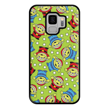 Alien Patterns Phone Case for Galaxy S9 Plus