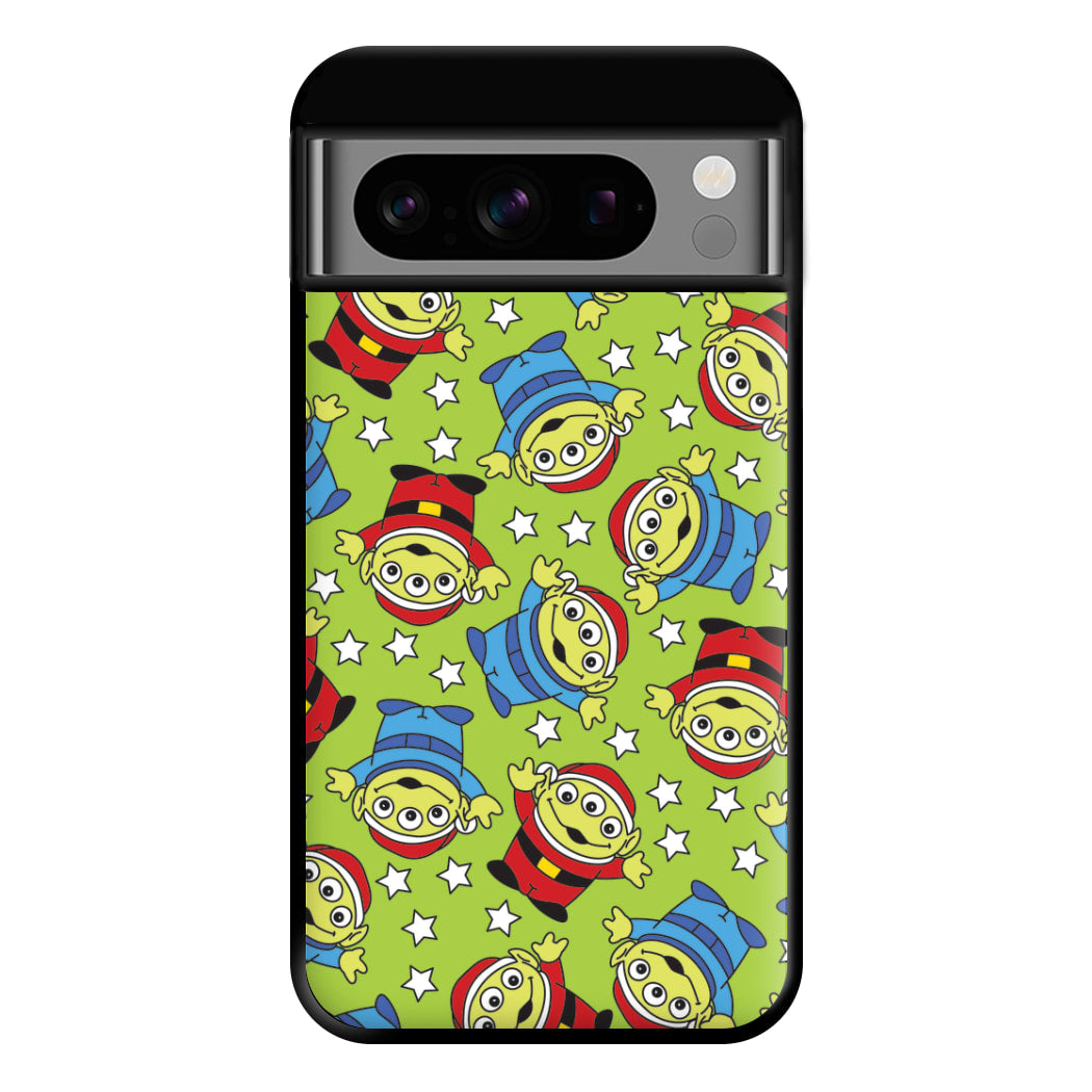 Alien Patterns Phone Case for Google Pixel 8 Pro