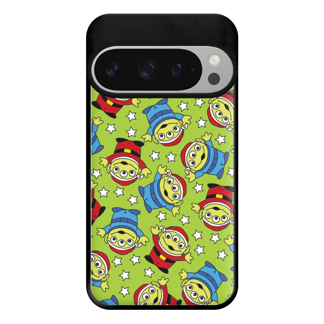 Alien Patterns Phone Case for Google Pixel 9 Pro XL