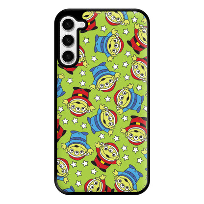 Alien Patterns Phone Case for Galaxy S23 Plus