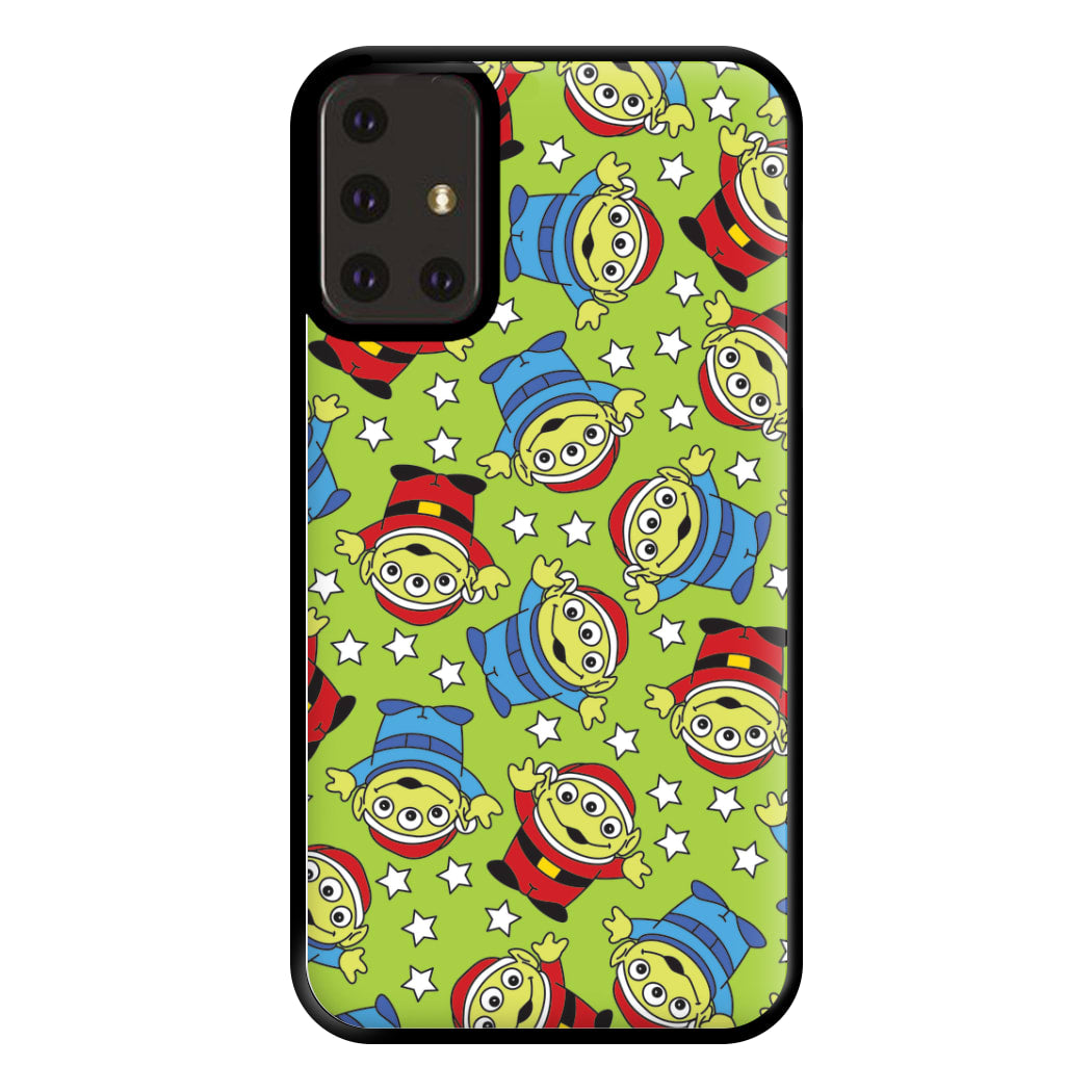 Alien Patterns Phone Case for Galaxy A71