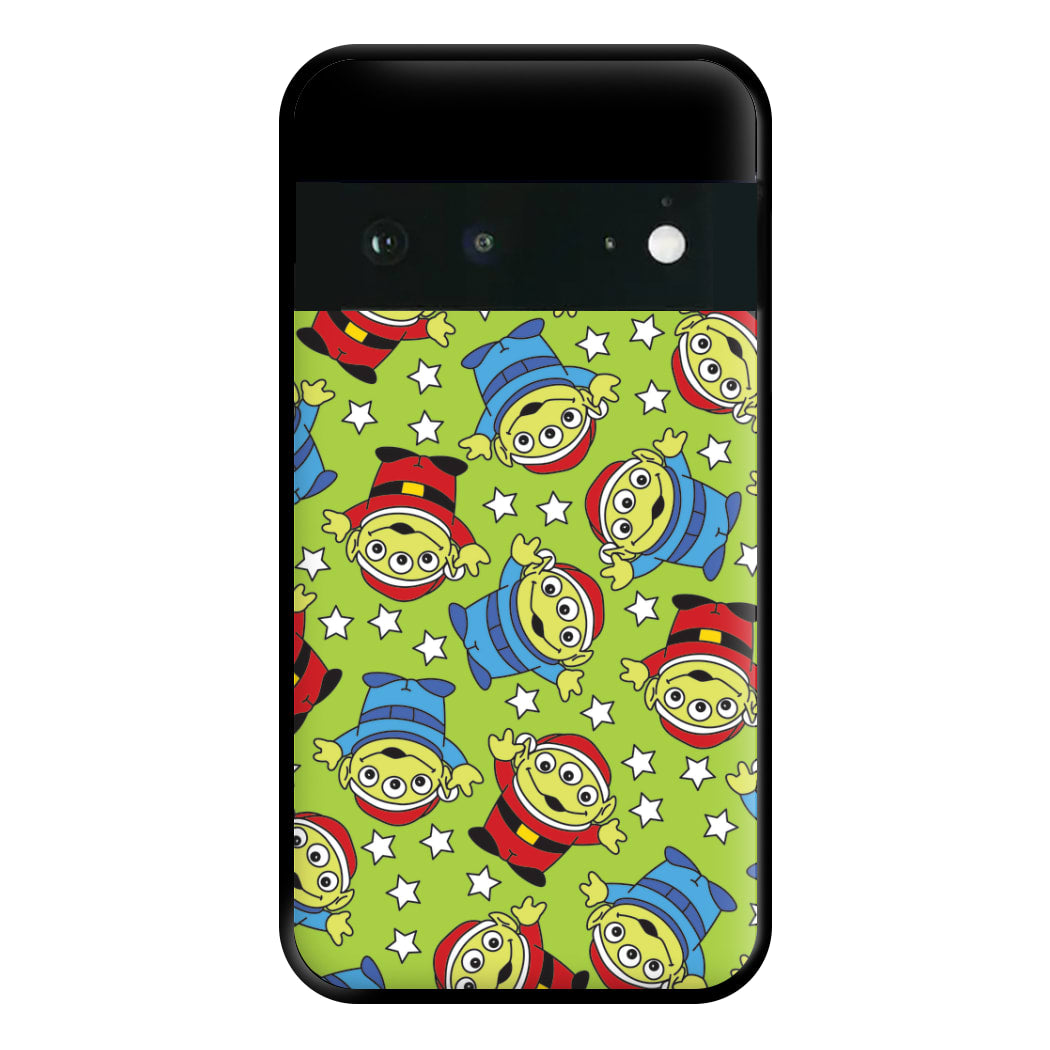 Alien Patterns Phone Case for Google Pixel 6a