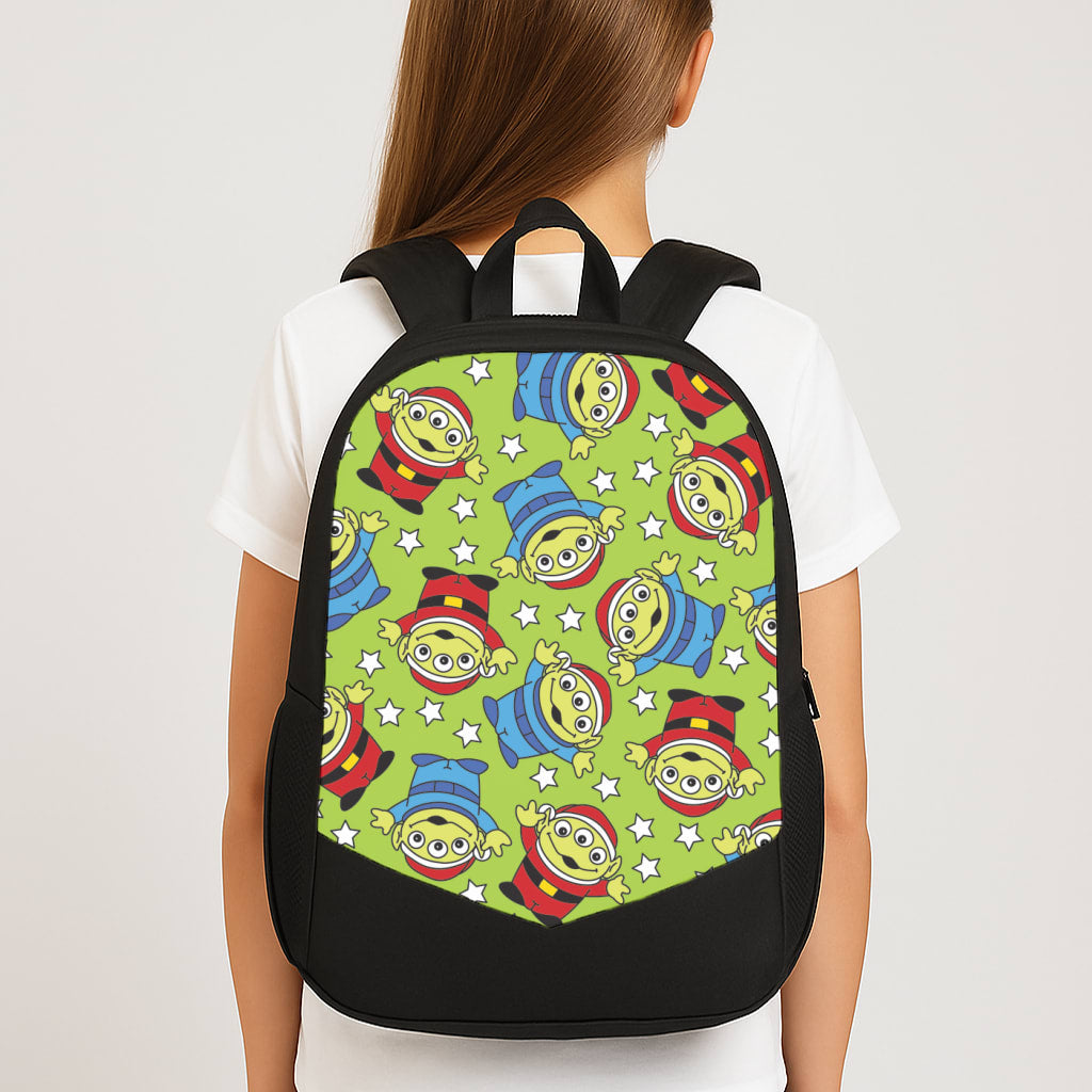 Alien Patterns Large School Bag