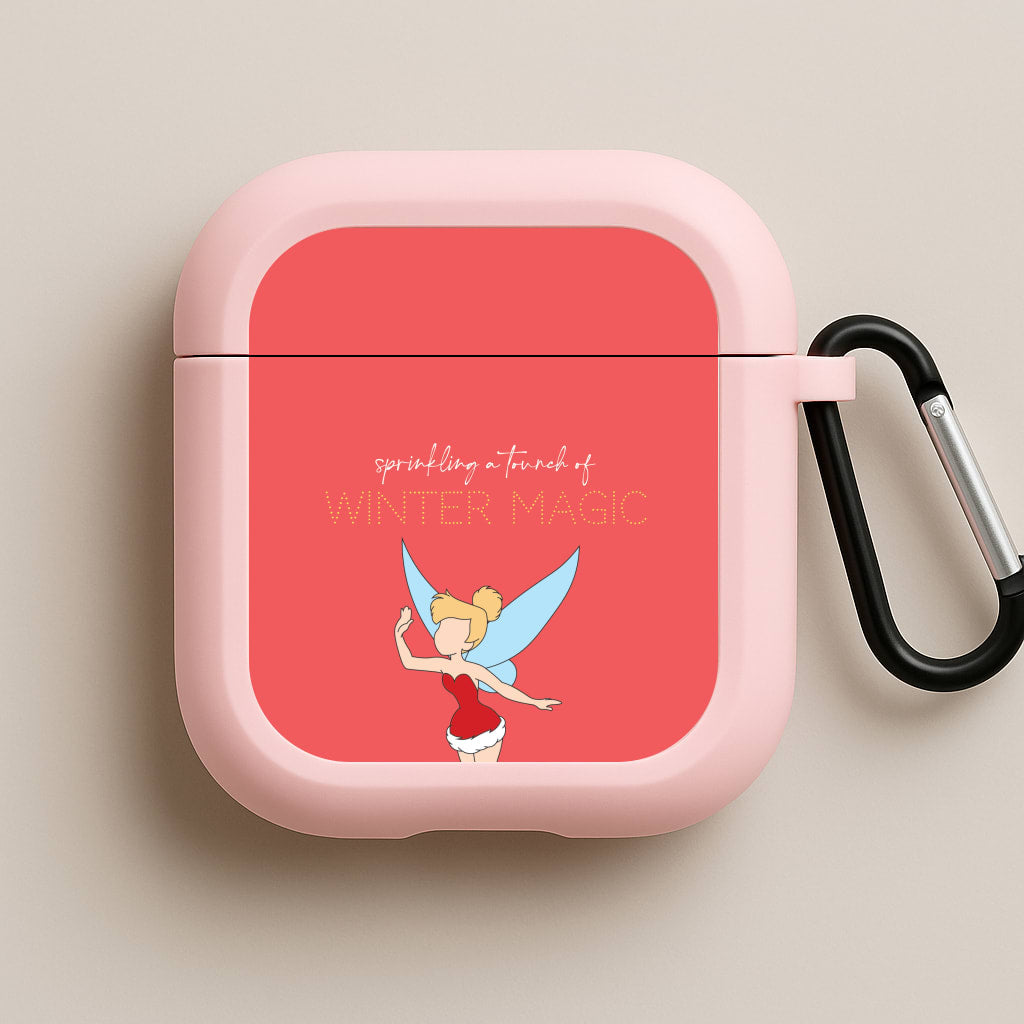 Winter Magic Pink AirPods Case