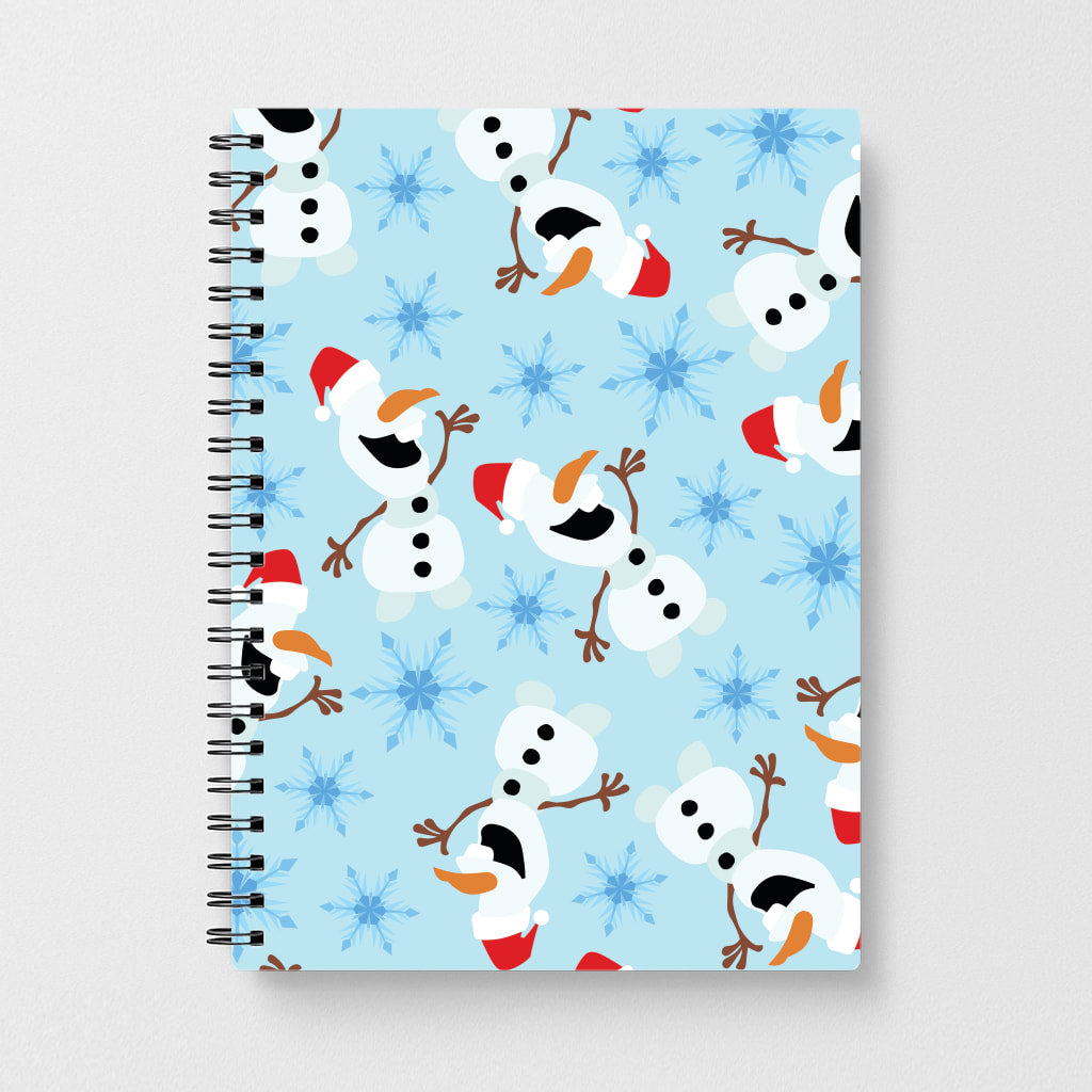Snowman Pattern Notebook