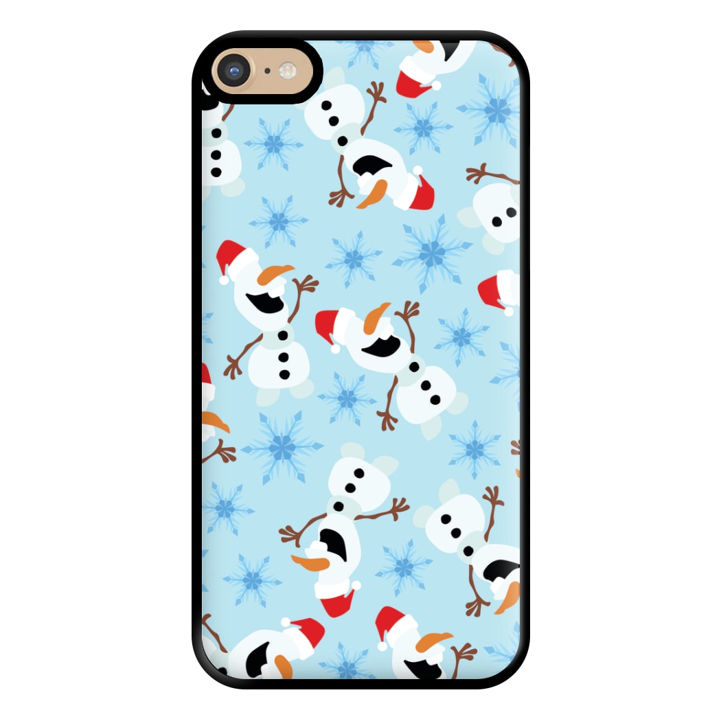 Snowman Pattern Phone Case for iPhone 6 Plus / 7 Plus / 8 Plus