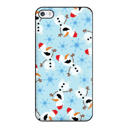 Snowman Pattern Phone Case for iPhone 5 / 5s / SE 2016