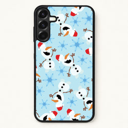 Snowman Pattern Phone Case for Galaxy A17