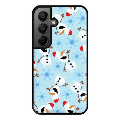 Snowman Pattern Phone Case for Google Pixel 8