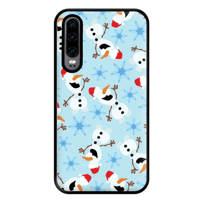 Snowman Pattern Phone Case for Huawei P30