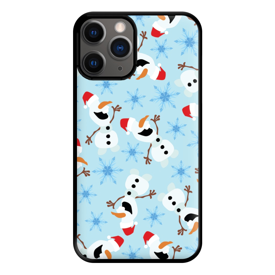 Snowman Pattern Phone Case for iPhone 12 Pro Max