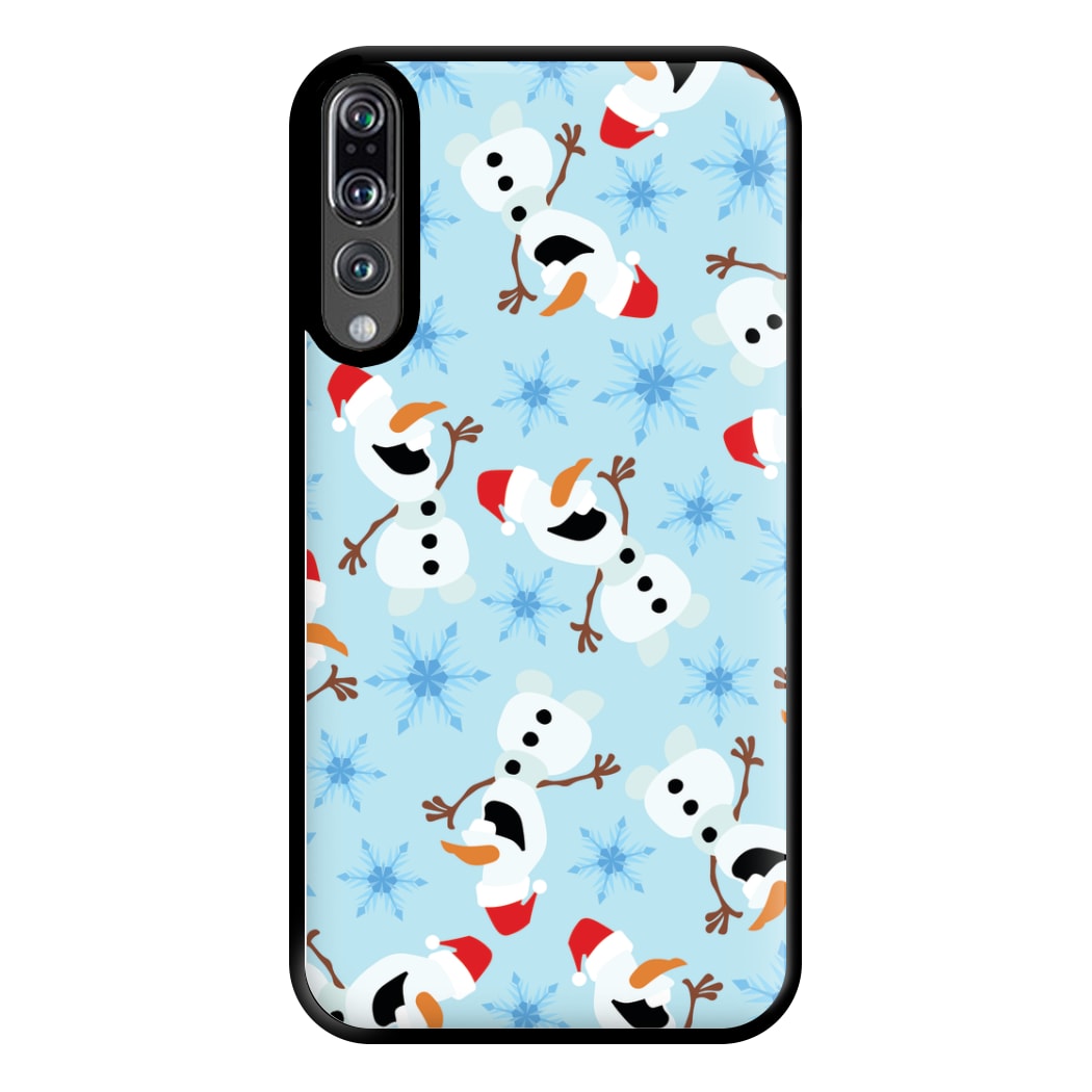 Snowman Pattern Phone Case for Huawei P20 Pro