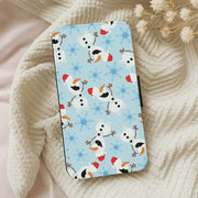 Snowman Pattern Flip / Wallet Phone Case 5