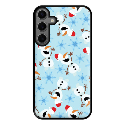 Snowman Pattern Phone Case for Galaxy S23FE