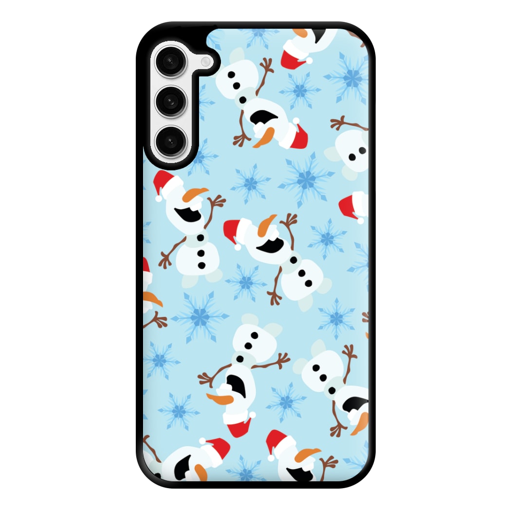 Snowman Pattern Phone Case for Galaxy S23 Plus