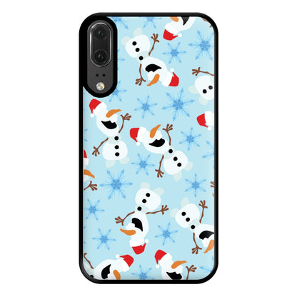 Snowman Pattern Phone Case for Huawei P20