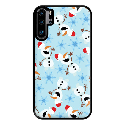 Snowman Pattern Phone Case for Huawei P30 Pro