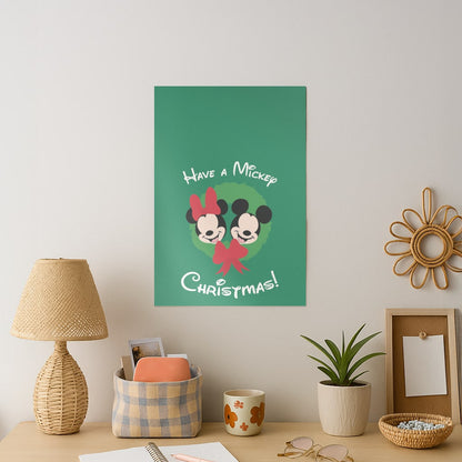 Have A Mickey Christmas Art Print