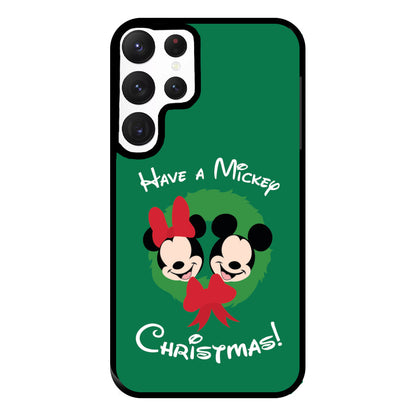 Have A Mickey Christmas Phone Case for Galaxy S22 Ultra