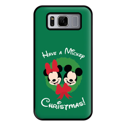 Have A Mickey Christmas Phone Case for Galaxy S8 Plus