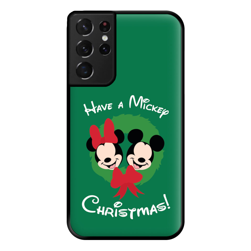 Have A Mickey Christmas Phone Case for Galaxy S21 Ultra