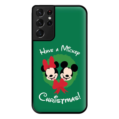 Have A Mickey Christmas Phone Case for Galaxy S21 Ultra