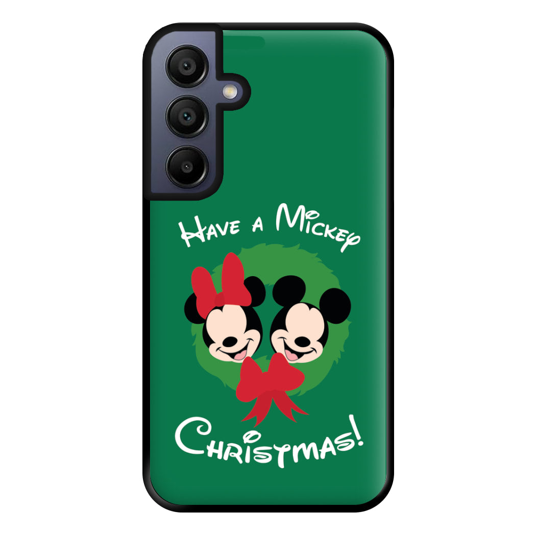 Have A Mickey Christmas Phone Case for Galaxy A15