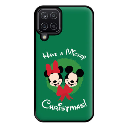 Have A Mickey Christmas Phone Case for Galaxy A12