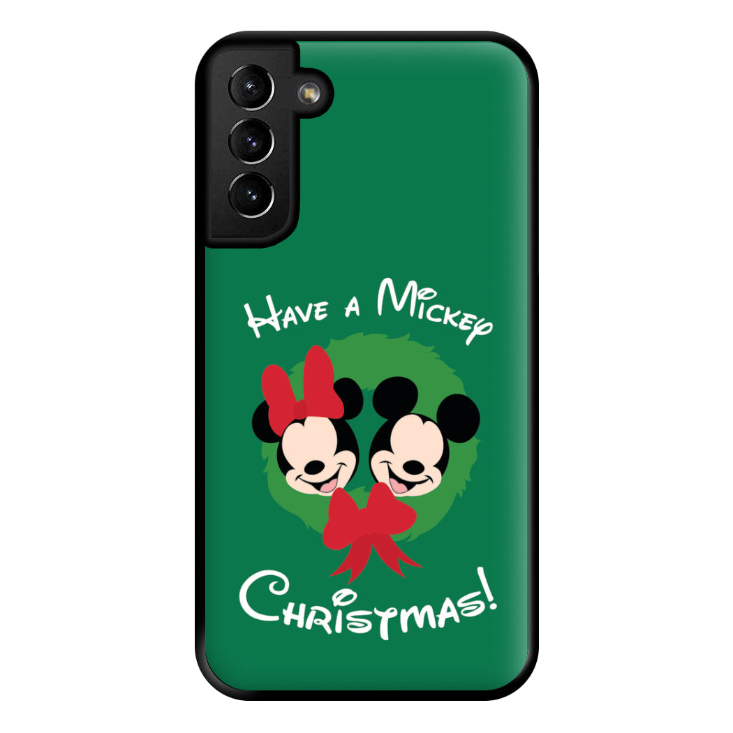 Have A Mickey Christmas Phone Case for Galaxy S21 Plus