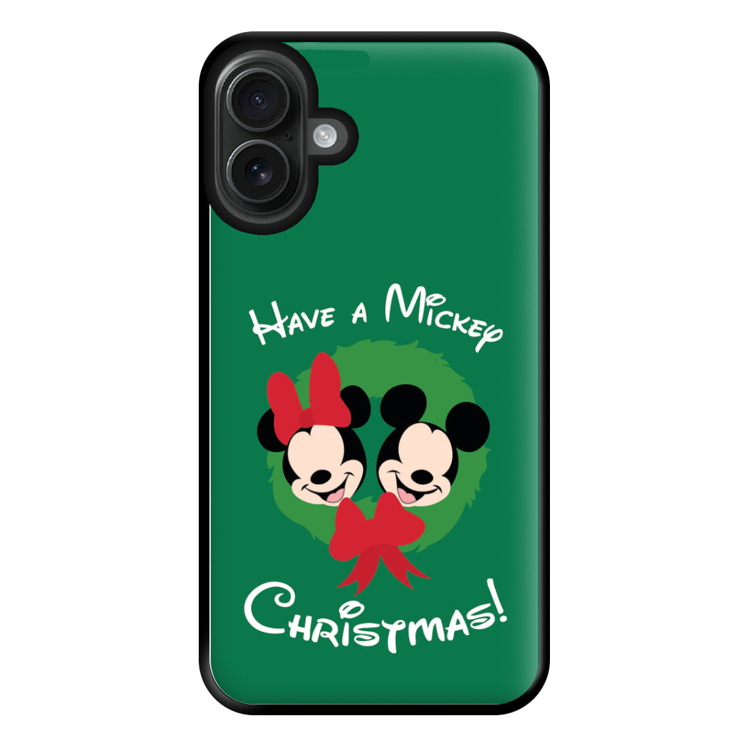 Have A Mickey Christmas Phone Case for iPhone 16 Plus