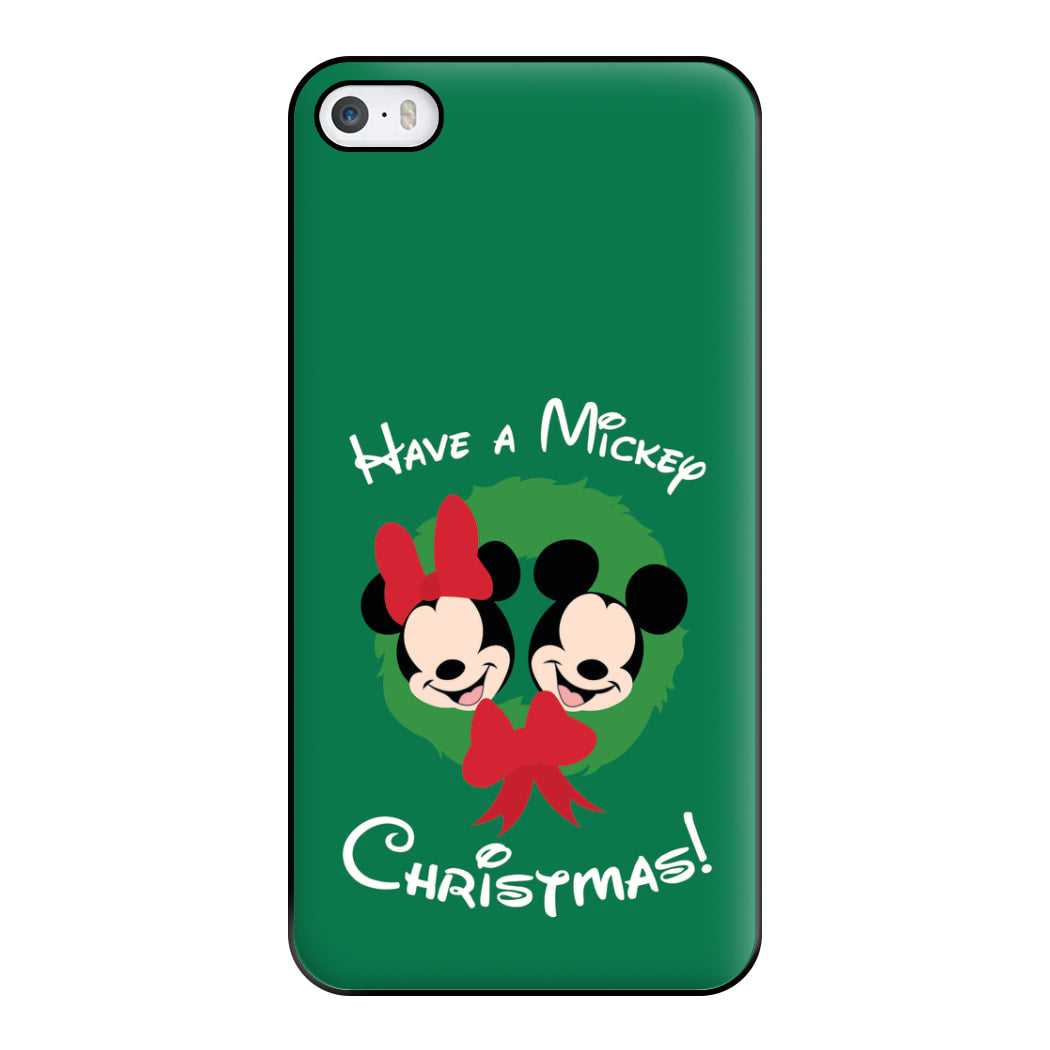 Have A Mickey Christmas Phone Case for iPhone 5 / 5s / SE 2016