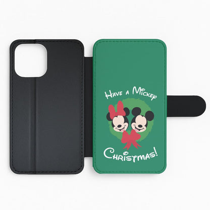Have A Mickey Christmas Flip Phone Case