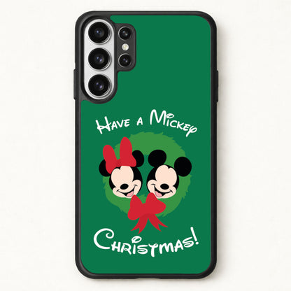Have A Mickey Christmas Phone Case for Galaxy S26 Ultra
