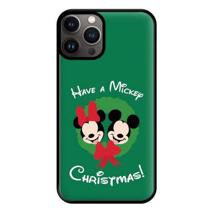 Have A Mickey Christmas Phone Case for iPhone 13 Pro Max