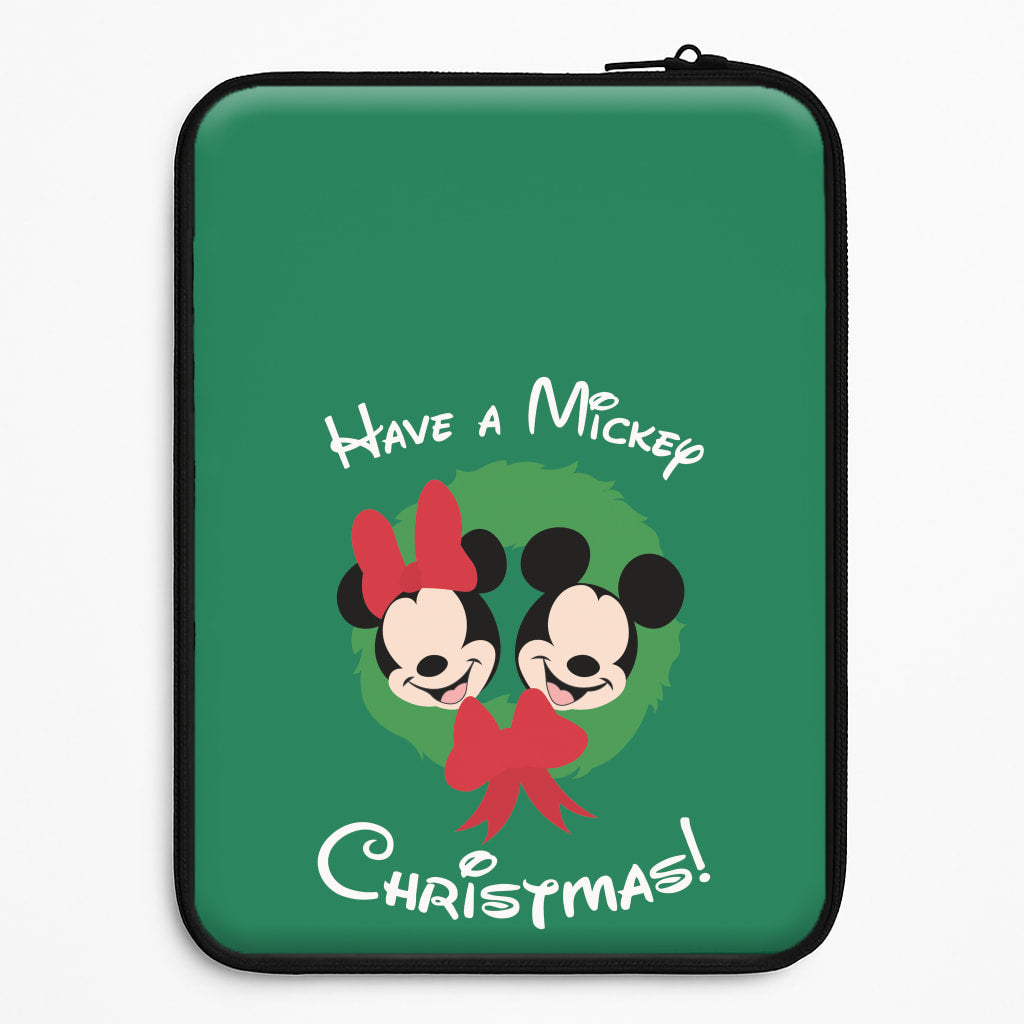 Have A Mickey Christmas Universal Laptop Sleeve