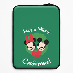 Have A Mickey Christmas Universal Laptop Sleeve
