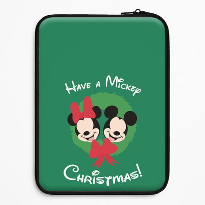 Have A Mickey Christmas Universal Laptop Sleeve